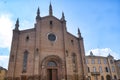 Fiorenzuola d`Arda Piacenza, cathedral Royalty Free Stock Photo