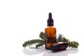 Spruce essential oil Royalty Free Stock Photo