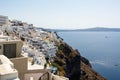 Fira , the beautiful capital of Santorini. Cyclades Islands, Greece Royalty Free Stock Photo