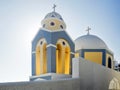 Fira church cupolas