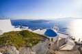 Fira city panoramic view, Santorini, Greece