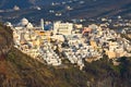 Fira city at Santorini island in Greece Royalty Free Stock Photo