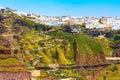 Fifa panorama in Santorini island, Greece Royalty Free Stock Photo