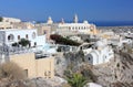 Fira on Santorini Island. The Cyclades, Greece. Royalty Free Stock Photo