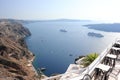 Fira on Santorini Island. The Cyclades, Greece. Royalty Free Stock Photo