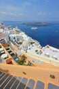 Fira and Santorini islands, Greece Royalty Free Stock Photo