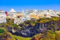 Fifa panorama in Santorini island, Greece Royalty Free Stock Photo