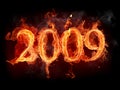 Fire 2009 Royalty Free Stock Photo