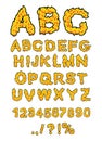 Fire ABC. Flame Alphabet. Fiery letters. Burning font. Hot typography. blaze lettring