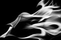 Fire Abstract, Black and White Tone Royalty Free Stock Photo