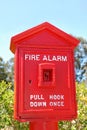 Fire Alarm Box Royalty Free Stock Photo