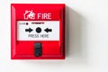 Fire alarm box Royalty Free Stock Photo