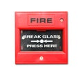 Fire alarm box Royalty Free Stock Photo