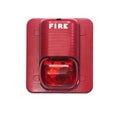 Fire alarm with built in strobe light to alert in case of fire Royalty Free Stock Photo