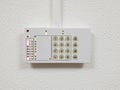 Fire alarm control panel or or security systems Royalty Free Stock Photo