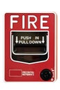 Fire Alarm Control Switch Royalty Free Stock Photo