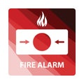 Fire alarm icon