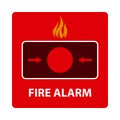 Fire Alarm Icon Royalty Free Stock Photo