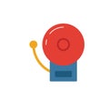 Fire Alarm icon. Simple flat element from fire safety collection. Creative fire alarm icon for templates, software and apps