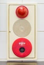 Fire alarm panel Royalty Free Stock Photo