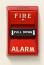 Fire Alarm Switch Royalty Free Stock Photo