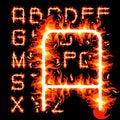 Fire alphabet