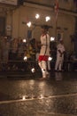 Fire artist at the Esala Perahera festival in Kandy