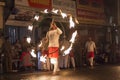Firedancer at the Esala Perahera festival in Kandy