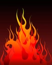 Fire background Royalty Free Stock Photo