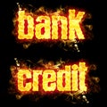 Fire Text Bank Credit