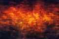 Fire Beautiful Brick Wall Texture Background