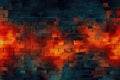 Fire Beautiful Brick Wall Texture Background Royalty Free Stock Photo