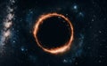 Fire Black Hole Royalty Free Stock Photo