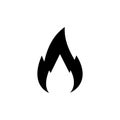 Fire Black Icon