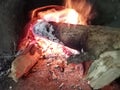 Fire, blame, photo, cooker, fire cooker, fire place, firewood, wood, charcoal, smoke, steem