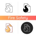 Fire blanket icon