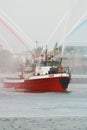 Fire boat Royalty Free Stock Photo