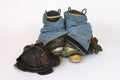 Fire Boots and Helmet