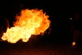 Fire Breathing Royalty Free Stock Photo