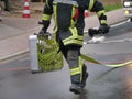 Fire brigade Germany in various actions as a symbolic image.