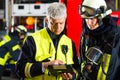 Fire brigade deployment planning Royalty Free Stock Photo