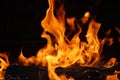 Fire and Flames Royalty Free Stock Photo