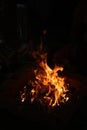 A ritual made to the fire god Agni in Hinduism