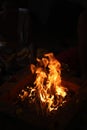 A ritual made to the fire god Agni in Hinduism