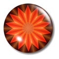 Fire Button Orb Royalty Free Stock Photo