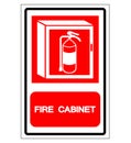 Fire Cabinet Symbol Sign ,Vector Illustration, Isolate On White Background Label .EPS10