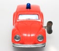 Fire chief toy car VW beetle Royalty Free Stock Photo