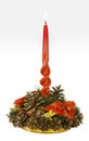 Fire christmas candlestick