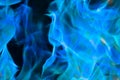 Fire closeup blue flames cool flair