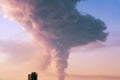 Fire cloud, flammagenitus cloud, pyrocumulus cloud, sky, nature